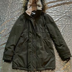 DKNY Small dark green Peacoat